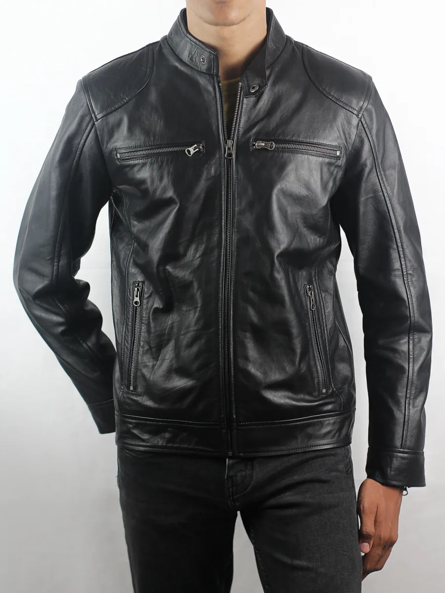 Men’s Black Leather Jacket