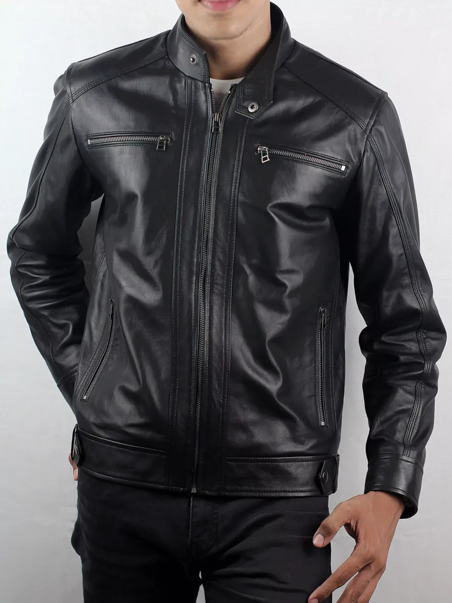 Men’s Cafe Racer lambskin Jacket