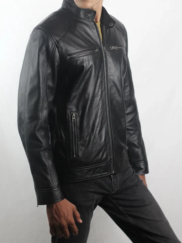 Moto Black Leather Jacket